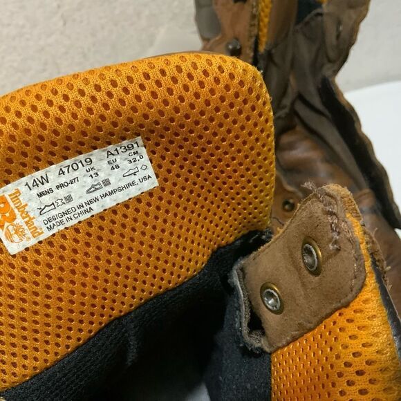 Timberland Pro 277 safety work boots steel toe men’s size 14W